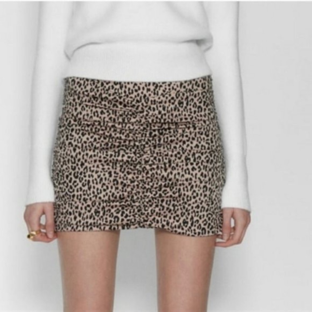Zara printed skirt